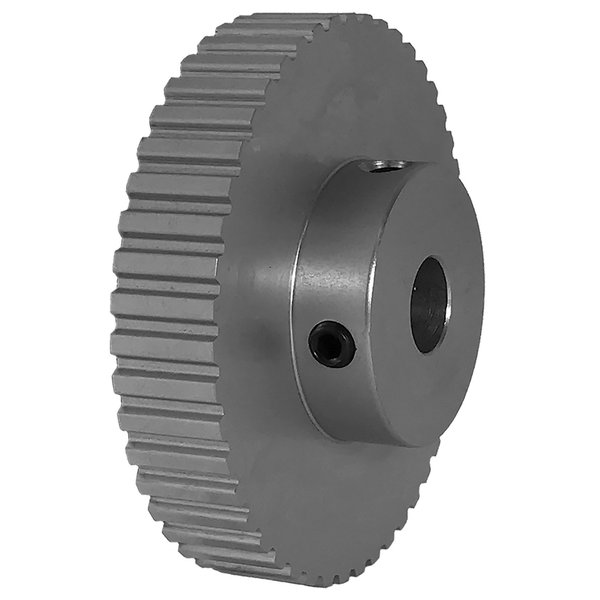 B B Manufacturing 48XL037-6A6, Timing Pulley, Aluminum, Clear Anodized,  48XL037-6A6